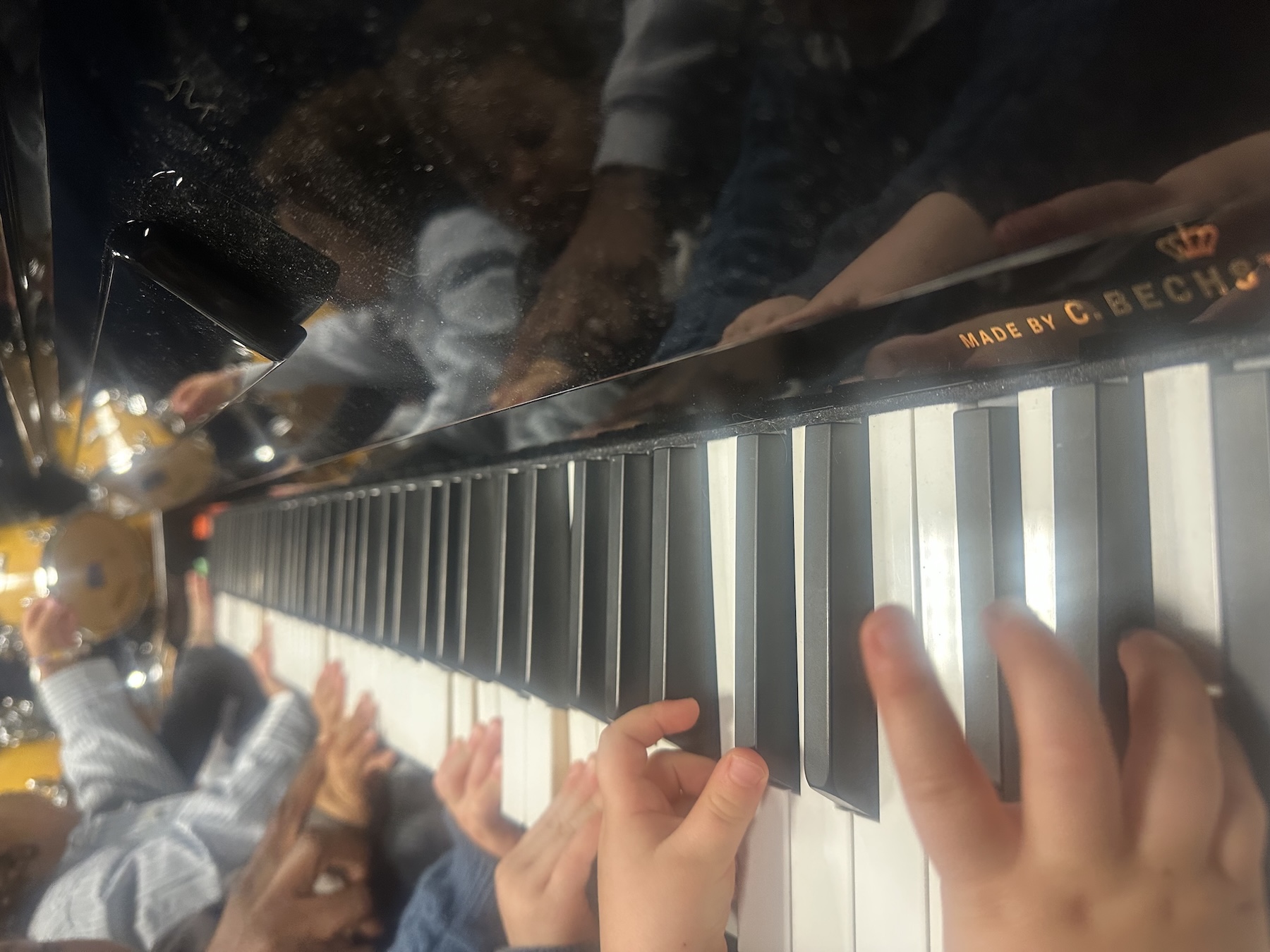 Photo prise en séance de musicothérapie à Lyon